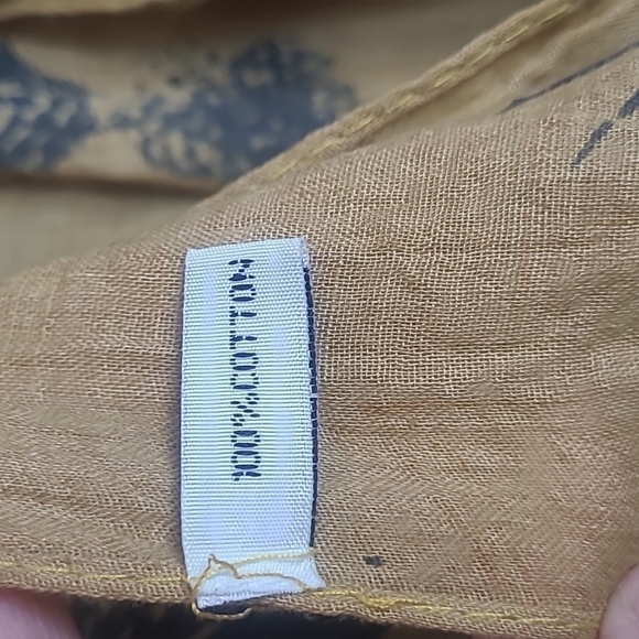 Pineapple Scarf 100% Cotton Sz 75"L x 27"W - Picture 3 of 5